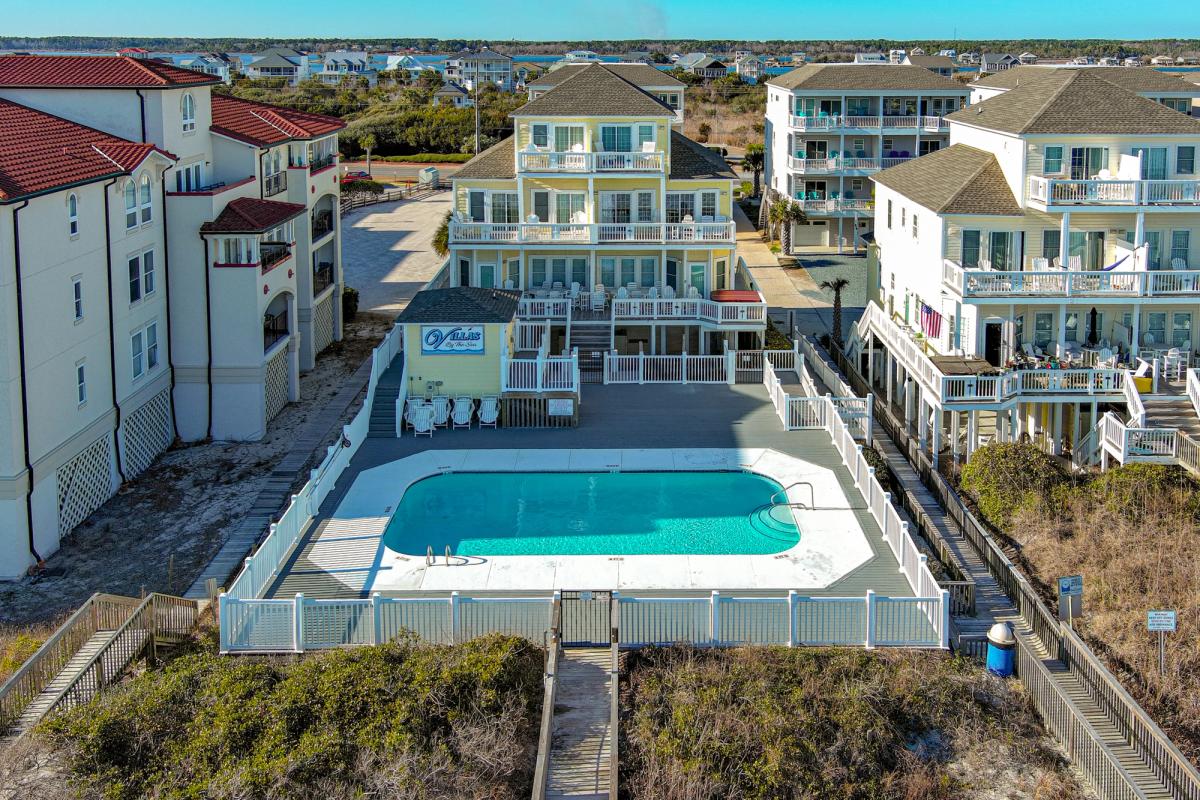 Aerial view of A Beach Haven.