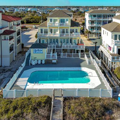 Aerial view of A Beach Haven.