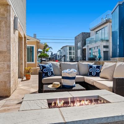 outdoor fireplace