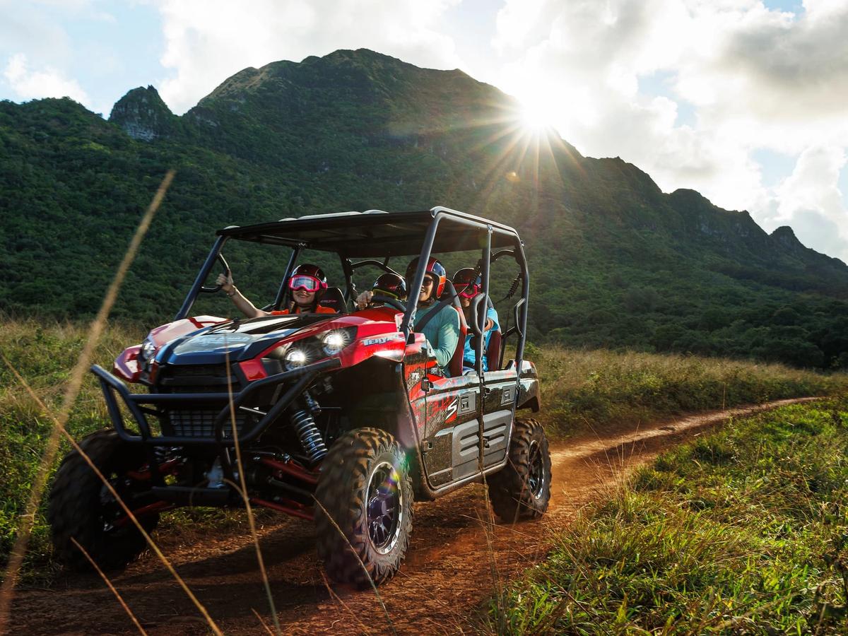 ATV at the Kauai Mountain Foothills