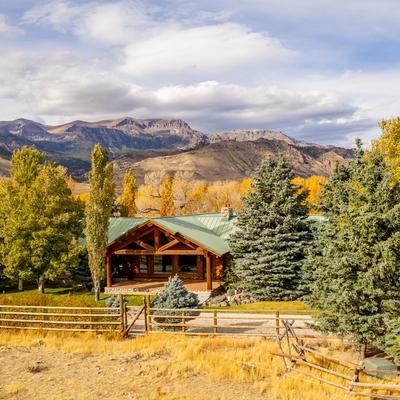 Exterior of South Fork River Ranch.