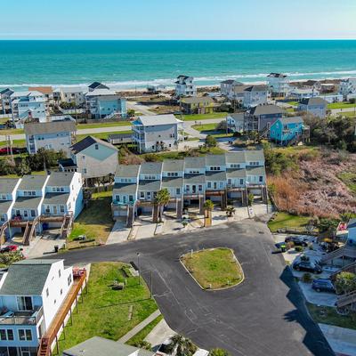 Aerial view of the Bermuda Landing enclave.