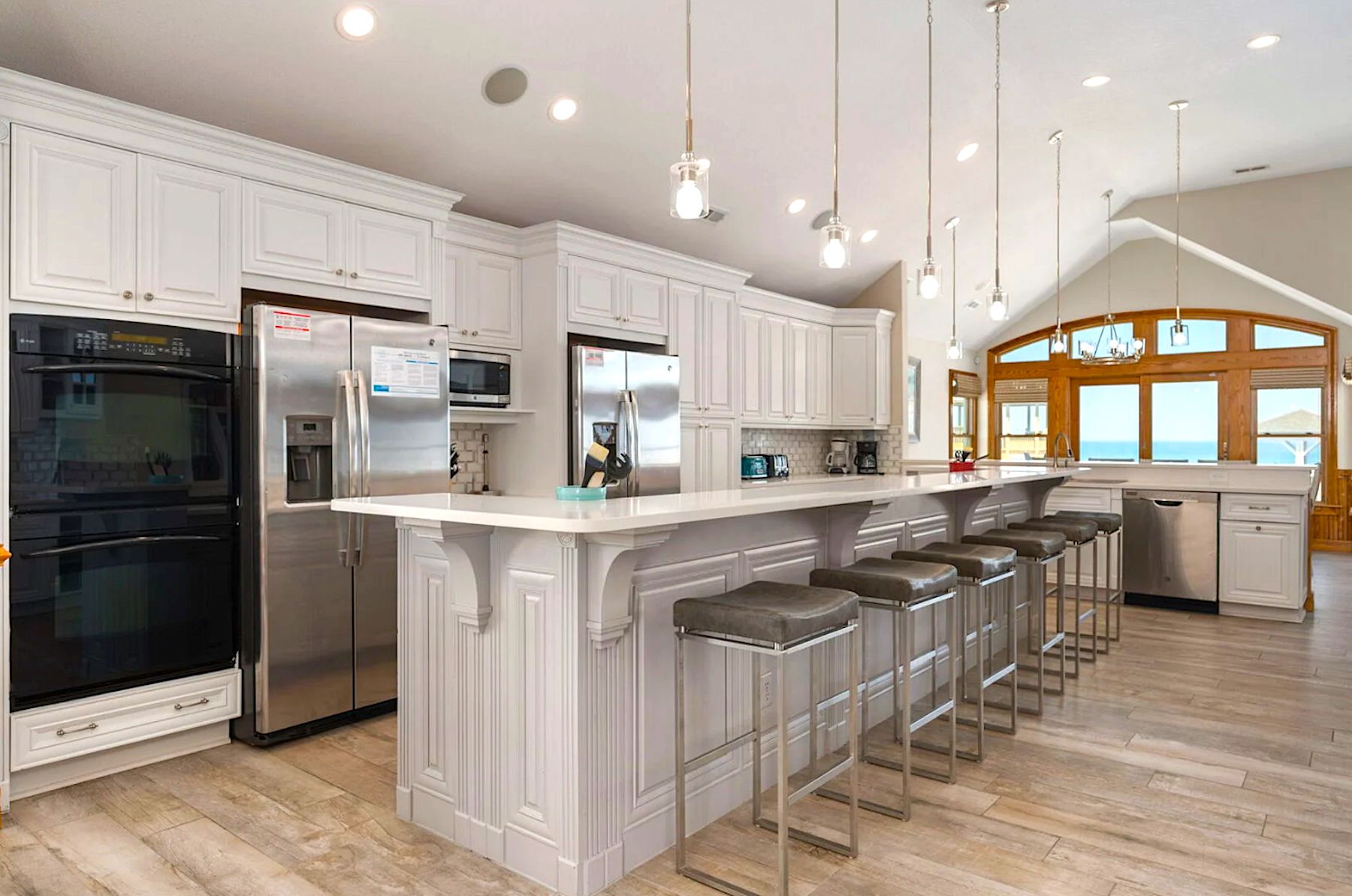 Large Chefs Kitchen in Luxury Outer Banks Vacation Rental
