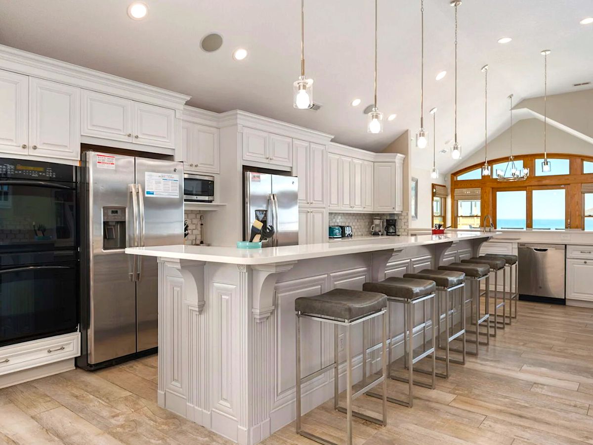 Large Chefs Kitchen in Luxury Outer Banks Vacation Rental