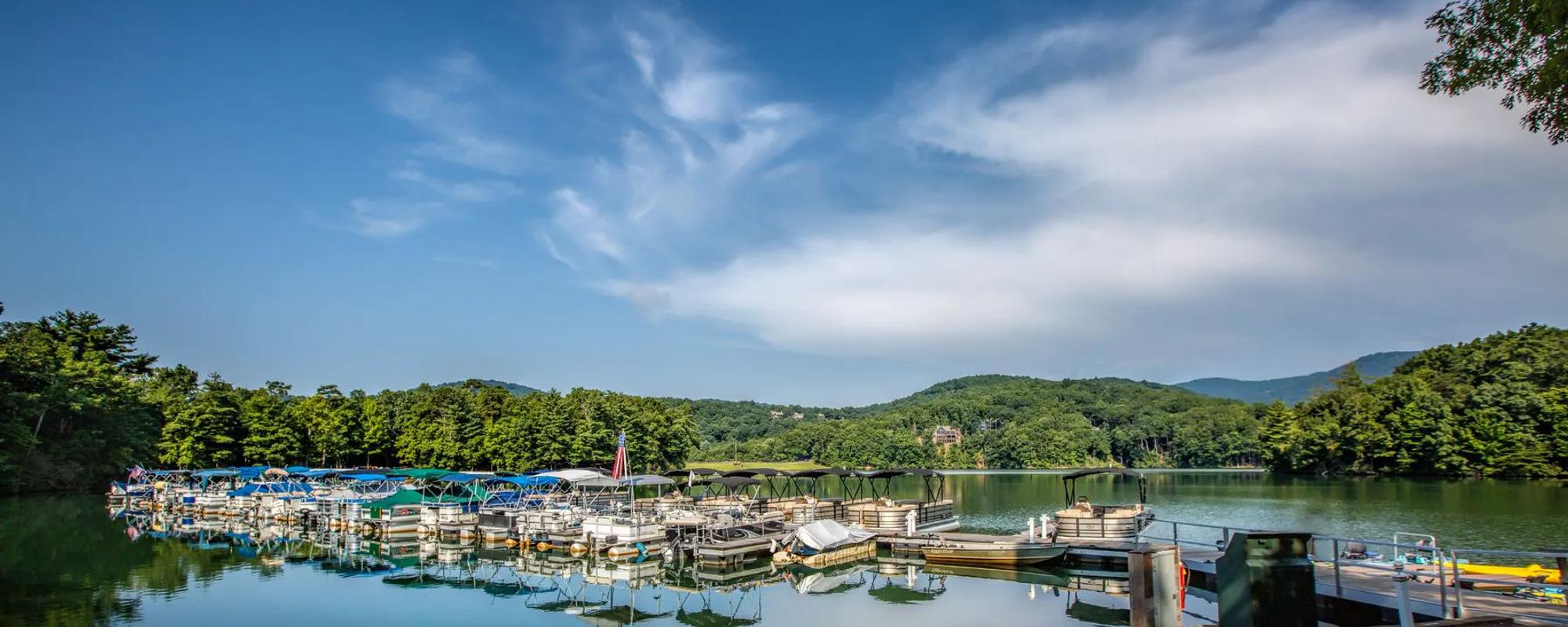 boat docks at big canoe