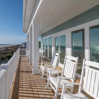 Ocean views from the back deck.