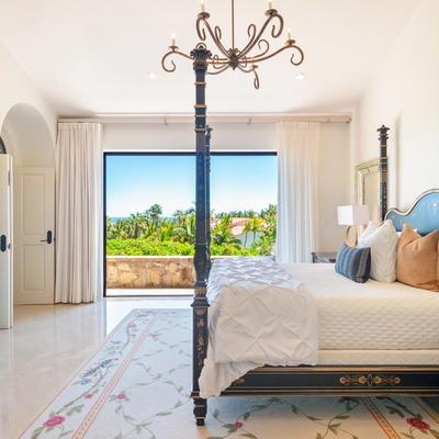 Bedroom in a Los Cabos vacation rental.