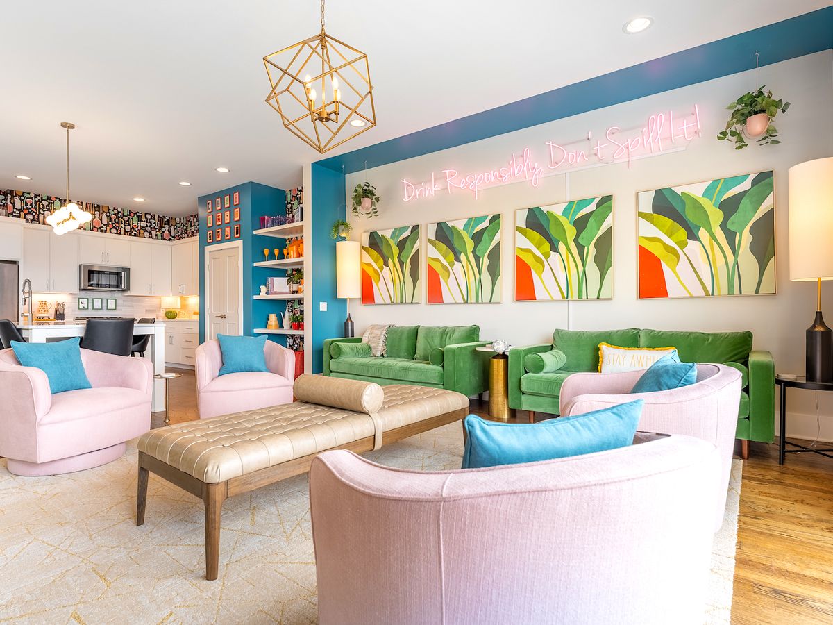 Ladies Getaway Themed Luxury Vacation Rental in Nashville, TN.