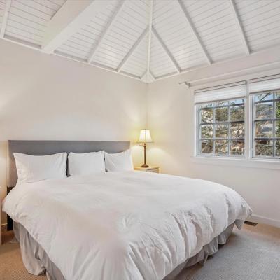 Primary bedroom in Port House.