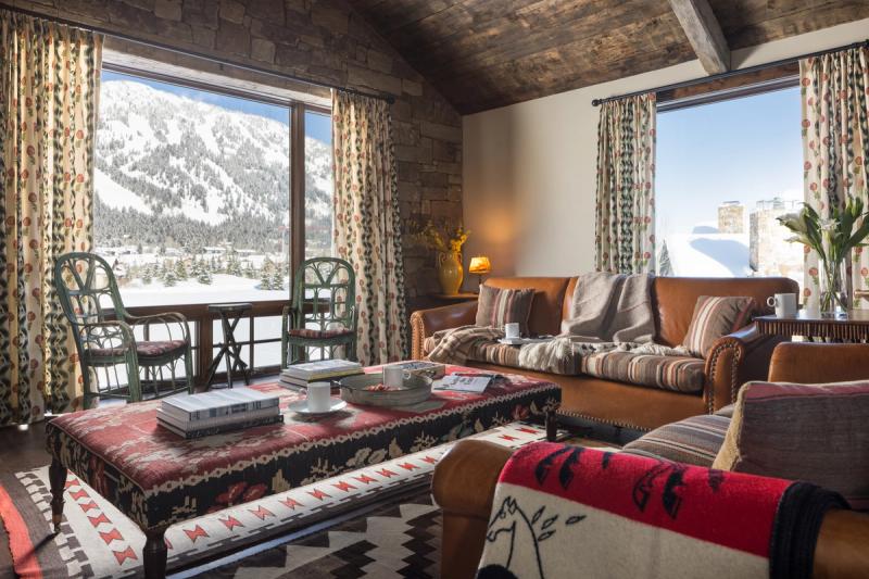 Mountain views from a Jackson Hole vacation rental
