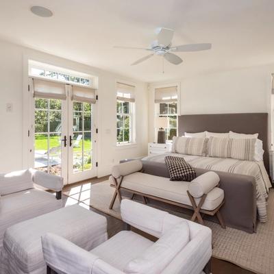Primary bedroom in a Martha's Vineyard vacation rental.