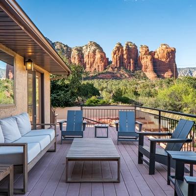 View from the outdoor living space at Sugarloaf House.