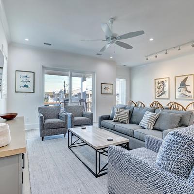 Living room in Pelican Post.