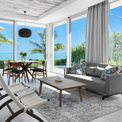 Interior living space in a Turks and Caicos vacation rental.