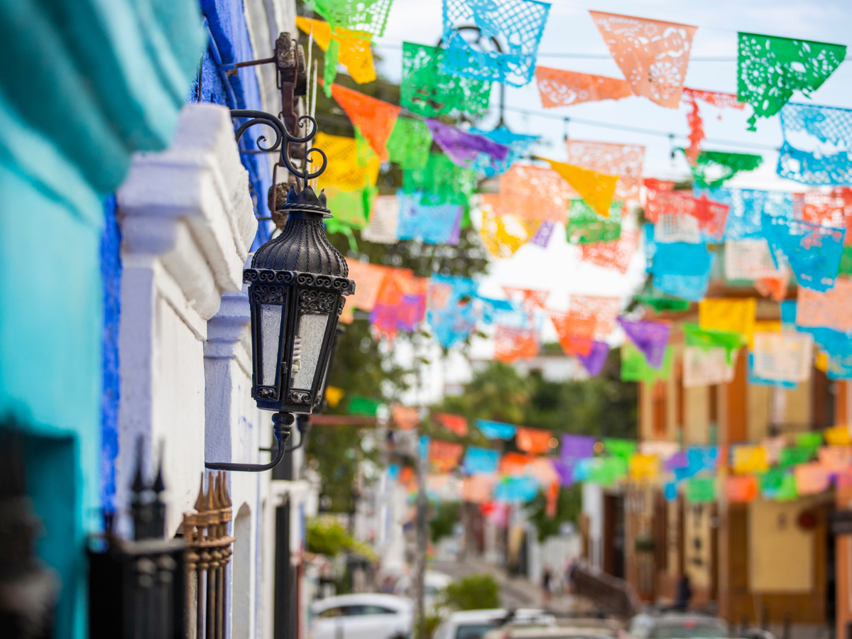 Flags in Downtown San Jose del Cabo