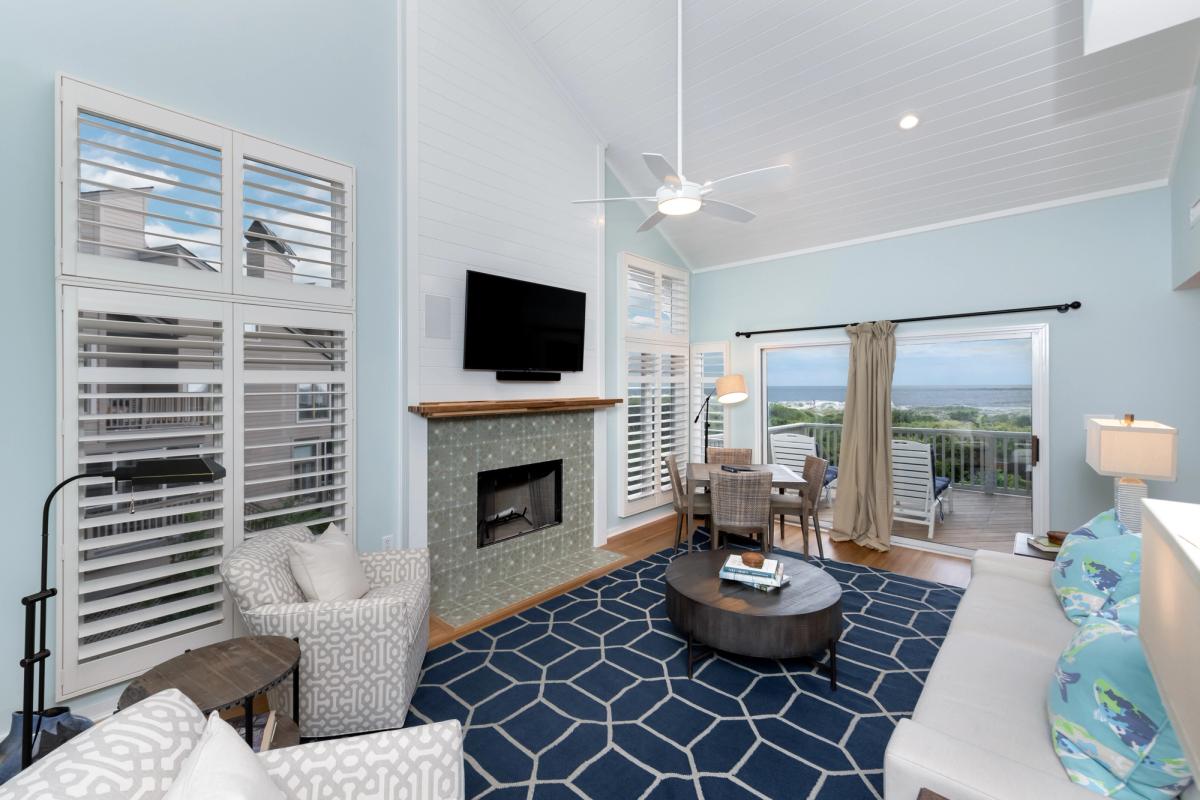 Oceanfront vacation rental condo on Kiawah Island.