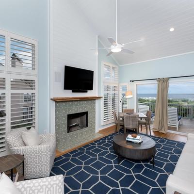 Oceanfront vacation rental condo on Kiawah Island.