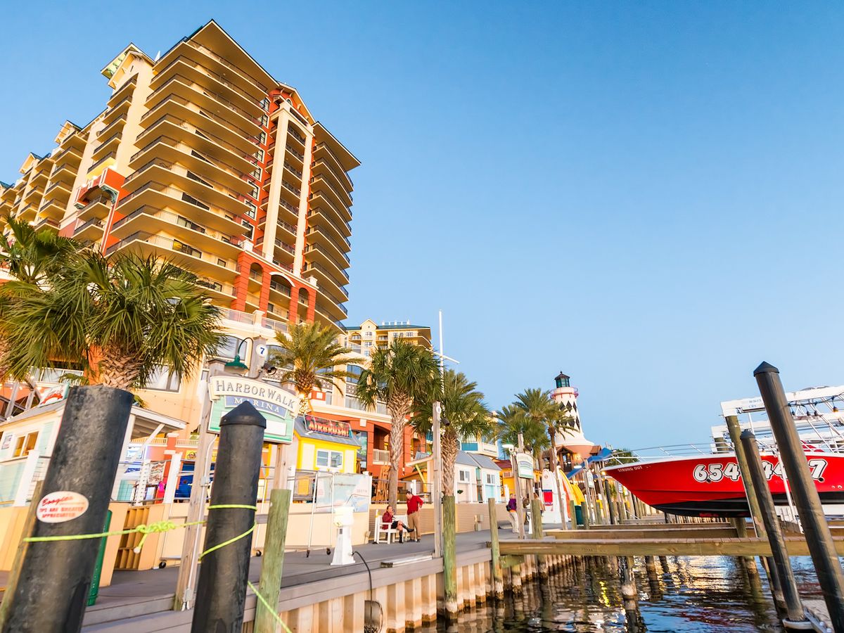 View of Destin Harborwalk and Marina