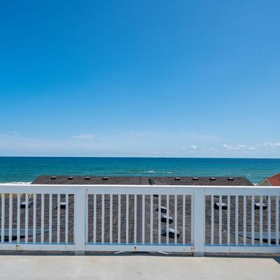 View of Atlantic Ocean From The Deck of A Luxury Outer Banks Vacation Rental