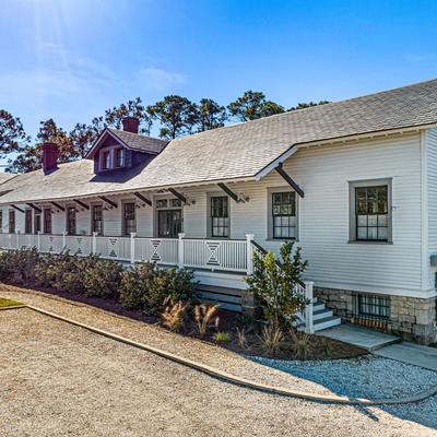 Exterior view of a Tybee Island vacation rental.