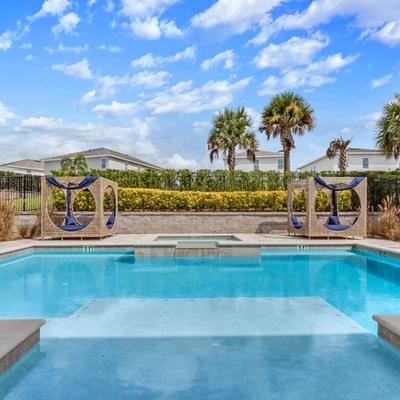 Private pool at an Orlando vacation rental.