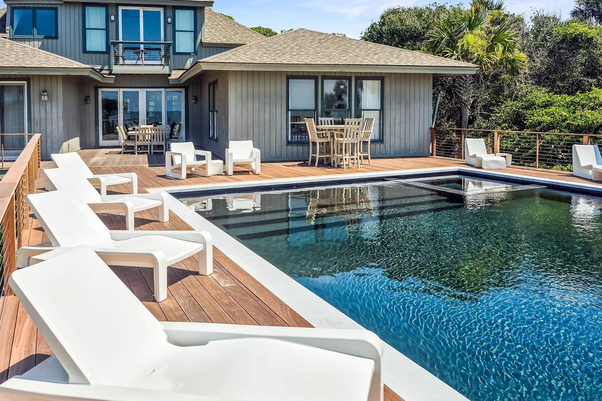 Pool and chairs