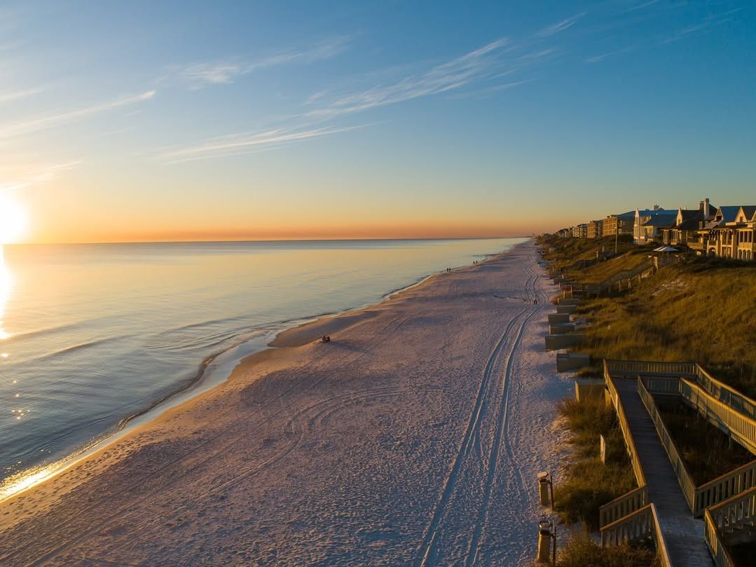 Rosemary Beach combines old-world European charm with breathtaking Gulf views, cobblestone streets, and luxury beachfront homes. It’s a favorite destination on 30A for couples, families, and anyone seeking a stylish coastal escape.
