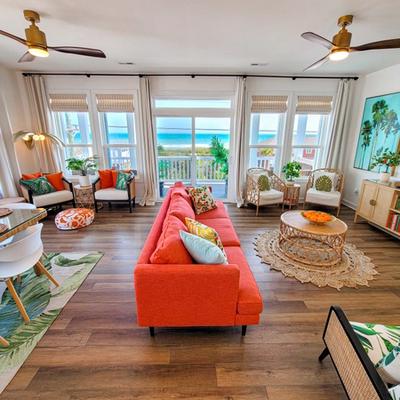 Living room in Treat Yo Self.