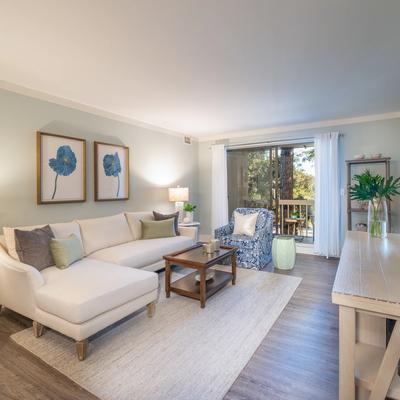 Living room in a Hilton Head Island vacation rental.