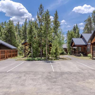 Parking area and forest