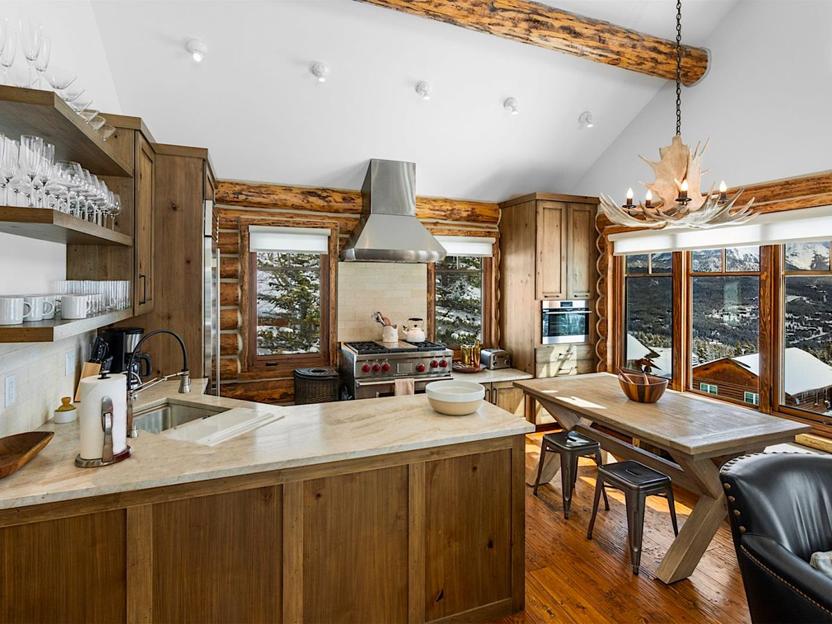 Gourmet Mountain Kitchen in Luxury Big Sky Vacation Rental