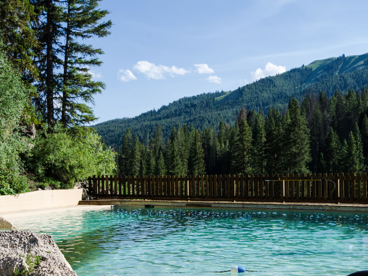 Granite Hot Springs, Wyoming View