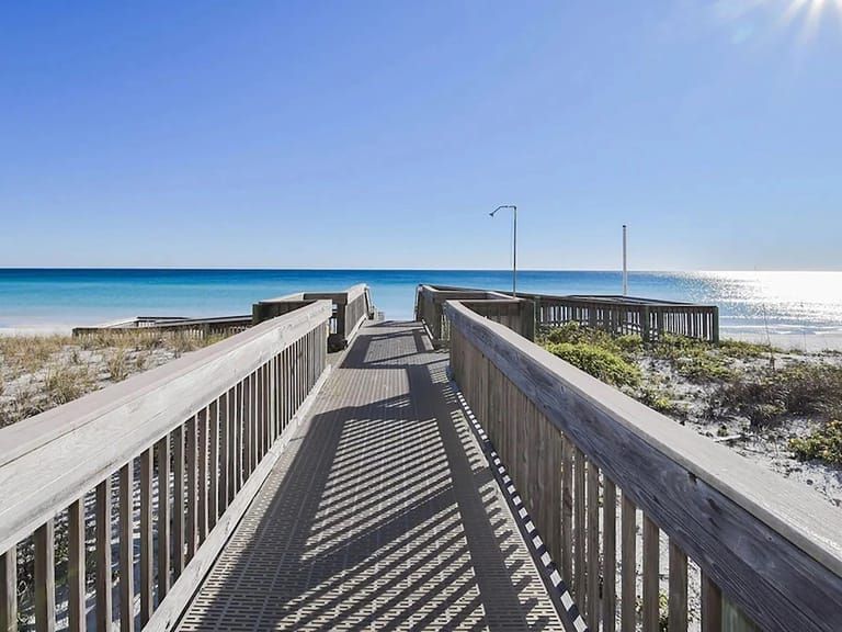 walk from Inlet Reef 301, perfect for morning beach walks or sunset views. A great spot for a relaxed Florida beach vacation.