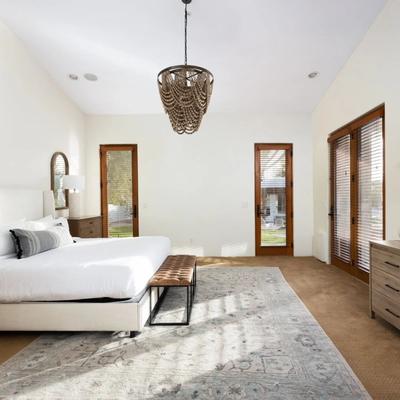 Primary bedroom in a Scottsdale vacation rental.