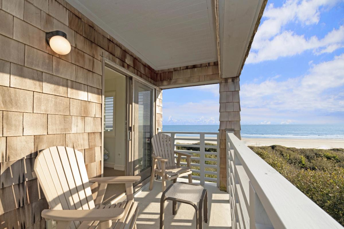 View from a vacation rental condo on Kiawah Island.