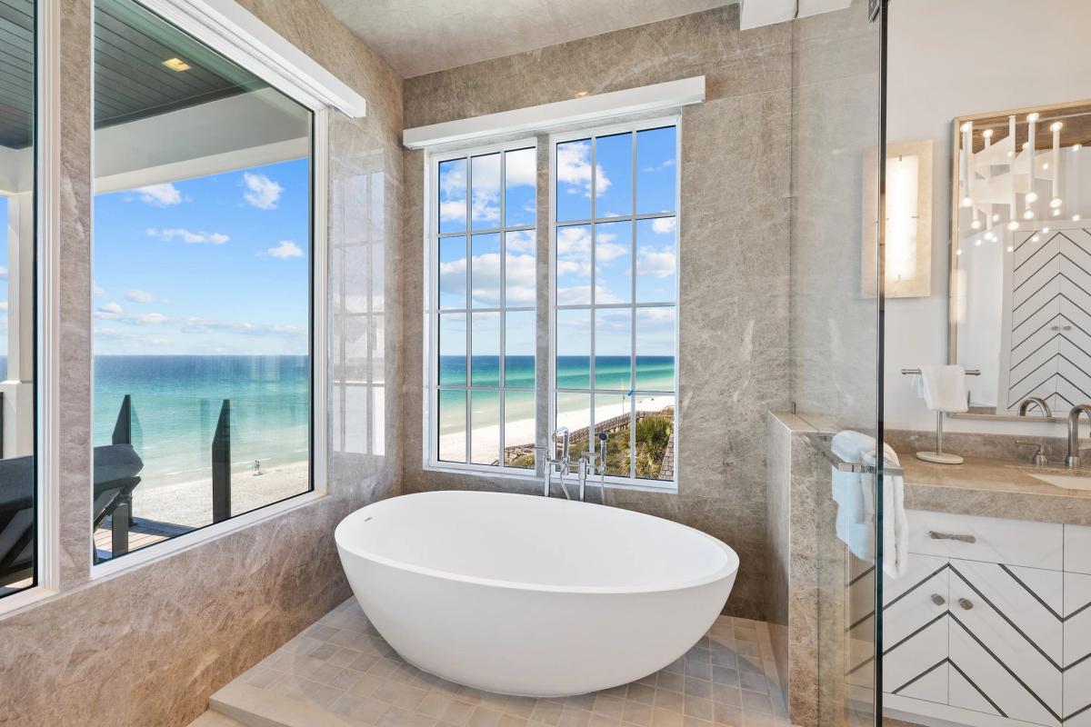 Bathtub with Beach View