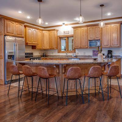 Modern kitchen in On Cloud Wine.