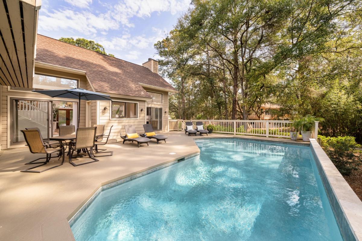 Hilton Head Island vacation rental with a private pool.