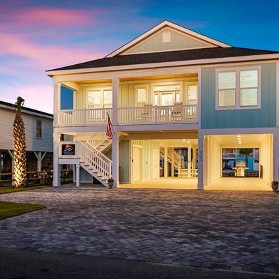 Twilight view at Channel Catch.