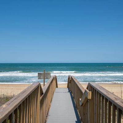 Walkway to beach