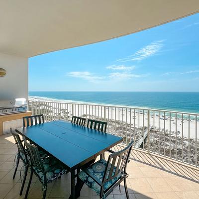 View from the balcony at an Orange Beach vacation rental.