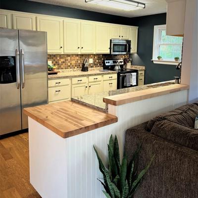 Kitchen in a Shenandoah Valley vacation rental.