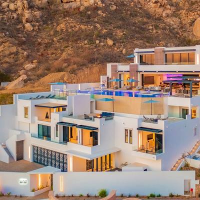Exterior view of a Los Cabos vacation rental.