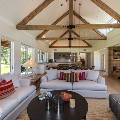 Open living space in a Martha's Vineyard vacation rental.