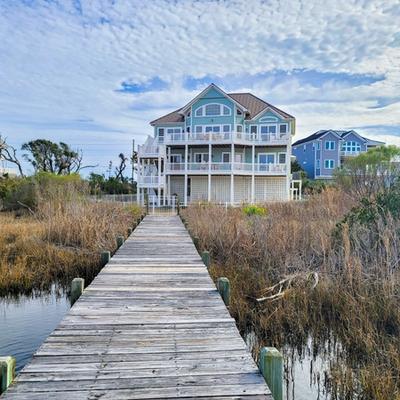 Soundfront from the vacation rental home Dock of the Bay.