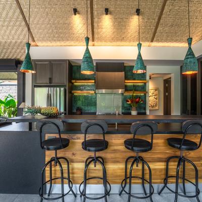 Open kitchen in Soul House.