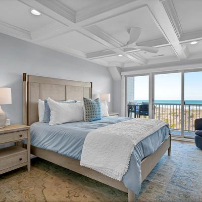 Primary bedroom in Oceans Edge Retreat.