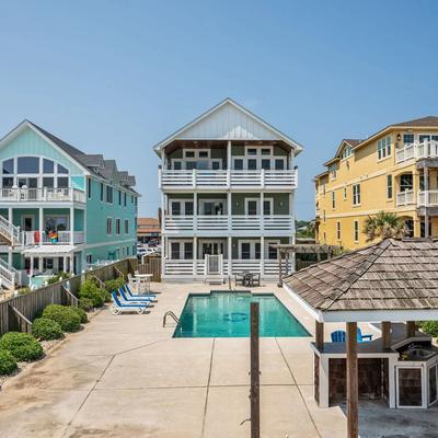 pool and back of house