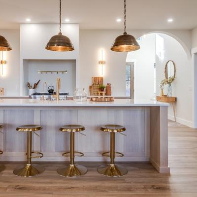 Kitchen of a Finger Lakes vacation rental.