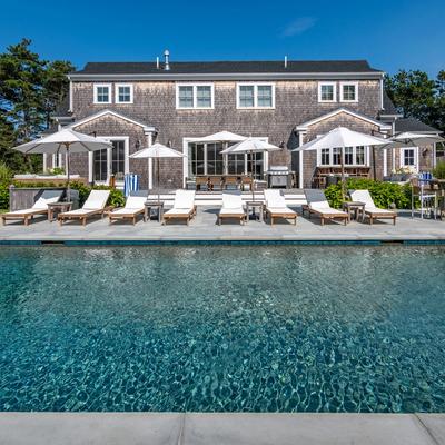 Private pool at a Martha's Vineyard vacation rental.